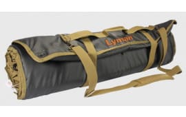 Lyman 7837852 Tac-Mat HD Long Range Padded Shooting Mat Black 1000D Nylon 36"-87" Long