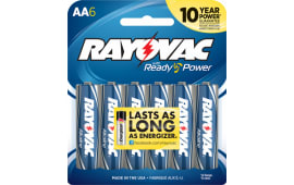 Rayovac 815-6F AA Alkaline 1.5 Volt Alkaline 2700 mAh 6pk