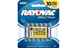Rayovac 8246F Battery 1.5V Alkaline AAA 6PK