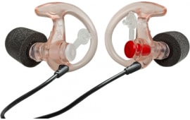 SureFire EP7MPR EP7 Sonic Defenders Ultra Medium 28 dB Foam Tipped Clear Buds for Adults 1 Pair