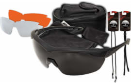 Edge Overlord 3 Lens Safety Glasses Kit with 3 Vapor Shield Lenses