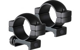 1" Scope Rings 4 Screws Per Ring Medium Height Weaver/Picatinny Rail mount - Black - TG8961B1