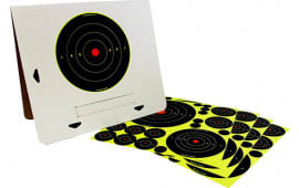 Birchwood Casey 34208 Shoot-N-C Variety Pack Bullseye Adhesive Paper Target 4 Per Pkg