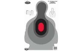 Birchwood Casey 35722 Dirty Bird Multi-Color Splattering Target Silhouette Paper Target Tagboard Target 12" x 18" 100 Per Pkg