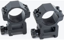 Riton Optics X1H Scope Ring Set  Picatinny/Weaver High 1" Tube Matte Black Aluminum