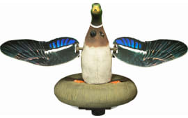 Higdon Outdoors 53077 XS Splashing Flasher  Mallard Drake Species Multi Color Features Built-In Timer