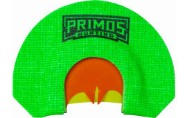 Primos PS1267 The Lucy Diaphragm Call Triple Reed Turkey Hen Sounds Attracts Turkey Green Plastic Bat Cut