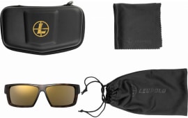 Leupold 179091 Switchback Polycarbonate Bronze Mirror Lens Matte Tortoise Polyamide Wraparound Frame Includes Carrying Case, Bag, & Lens Cloth