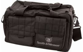 Battenfeld M&P Accessories 110013 Recruit Black Nylon Two Interior Pockets & Magazine Pouches Large Exterior Pockets Rubber Foot Skids Includes Padded Carrying Strap