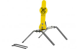 Caldwell 1178560 AR500 Auto Reset Centerfire Pepper Popper Yellow AR500 Steel