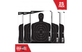 EZ-Aim 15447 EZ-Aim Silhouette Target Silhouette Paper Target 12" x 18" 25 Per Pkg