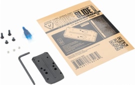 Strike Industries P365-RMR Strike Industries Slide Adapter Plate MDRS Cut Black For Strike Industries Strike P365 Slide