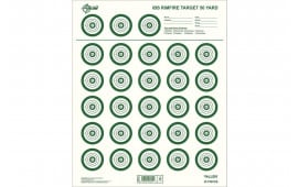 Allen EZ Aim Official IBS Rimfire Paper Target 14"x17" 25-Pack Match Shooting