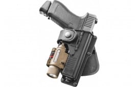 Fobus RBT17 Active Retention CH Black Polymer Belt fits Glock 17,22,31 w/Tactical Light or Laser Right Hand