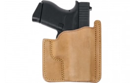 Galco PH800 Front Pocket Natural Horsehide Fits Glock 43/43X/43X MOS Ambidextrous
