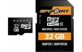 Spypoint Micro SD Memory Card Electronics 32GB Class 10, Includes SD Adapter.