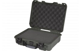 Nanuk 9101006 910 Waterproof Olive Resin with Foam Padding & Airline Approved 13.20" L x 9.20" W x 4.10" H Interior Dimensions