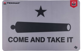 TekMat TEKR17CATIC Black/Gray Rubber 17" Long 11" x 17" "Come And Take It" /Cannon