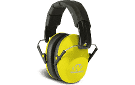 Walker's Game Ear Pro Low Profile Folding Muff Hearing Protection GWP-FPM1YL NRR 22, ANSI S3.19