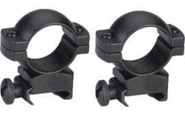Traditions A793DS Scope Ring Set  Weaver High 1" Tube Matte Black Aluminum