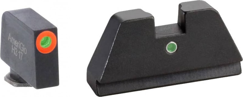 AmeriGlo Sight Set Front/Rear, Green/Orange/Green - GL-291