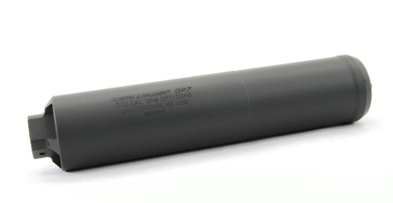 Griffin Armament GP7 .30 Cal Suppressor (5/8x24) - GAGP7-W