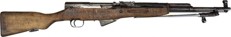Cracked Stock Chinese SKS Type 56 Rifle Original Military Turn In