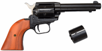 Heritage Rough Rider Revolver - .22 LR / .22 Mag Combo, 4.75" Blued with Wood Grips