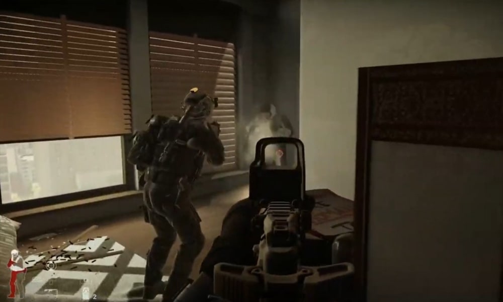 In-Game 416 W/ EOTECH (Aim Down Sights)