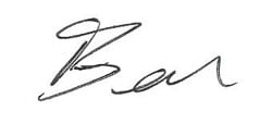 Ben's Signature