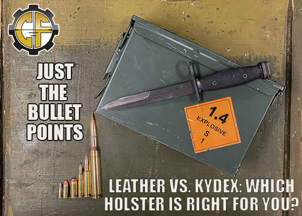 Leather Vs. Kydex: Which Holster Is Right For You