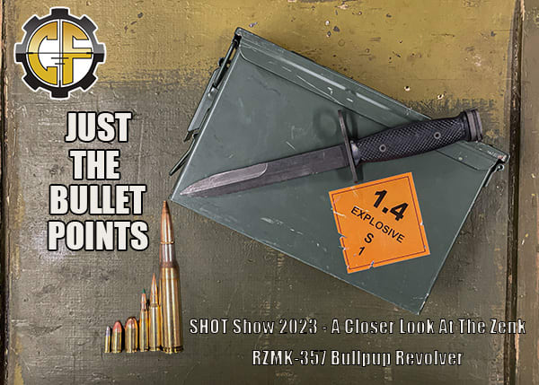 SHOT Show 2023 - A Closer Look At The Zenk RZMK-357 Bullpup Revolver