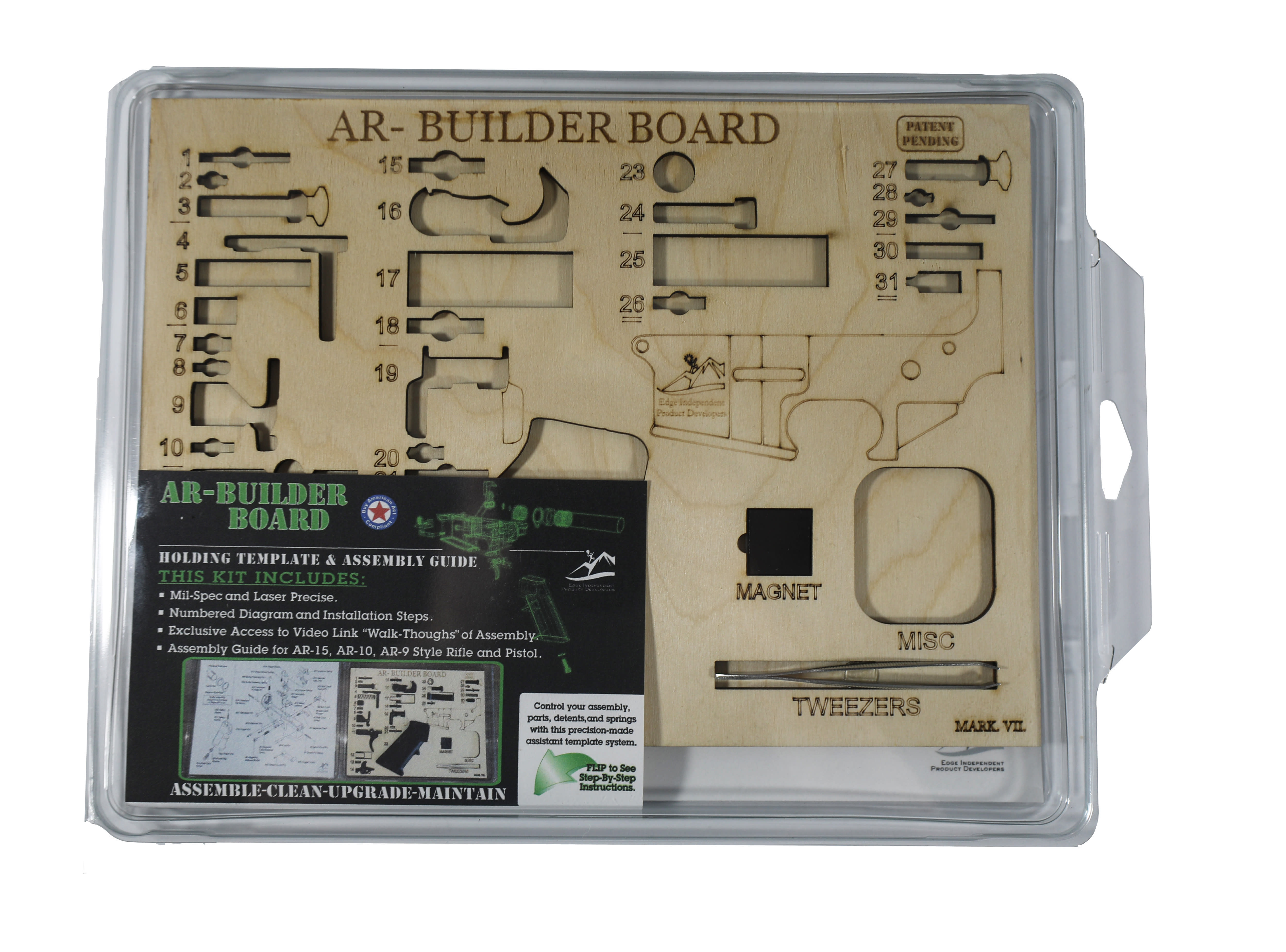 AR Builder Board Package With List Of Components