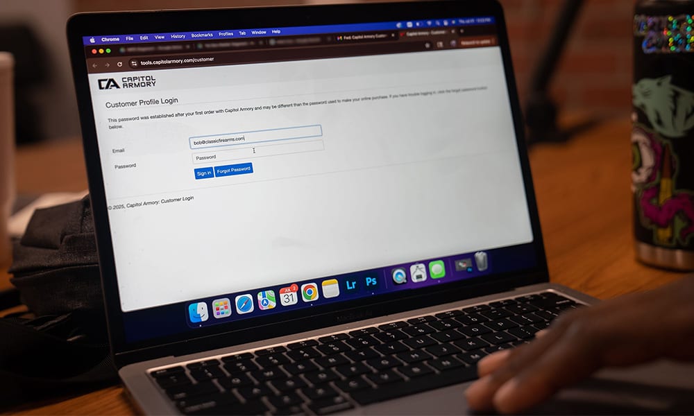 Create Your Capitol Armory Profile